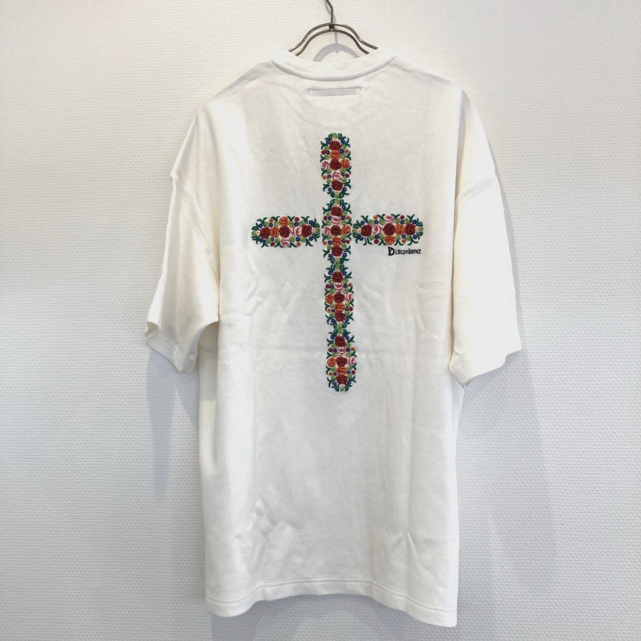 Children of the discordance / OVERSIZED EMBROIDERY TEE C – FROWERS