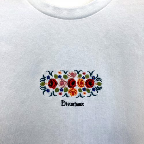 Children of the discordance / OVERSIZED EMBROIDERY TEE C – FROWERS 