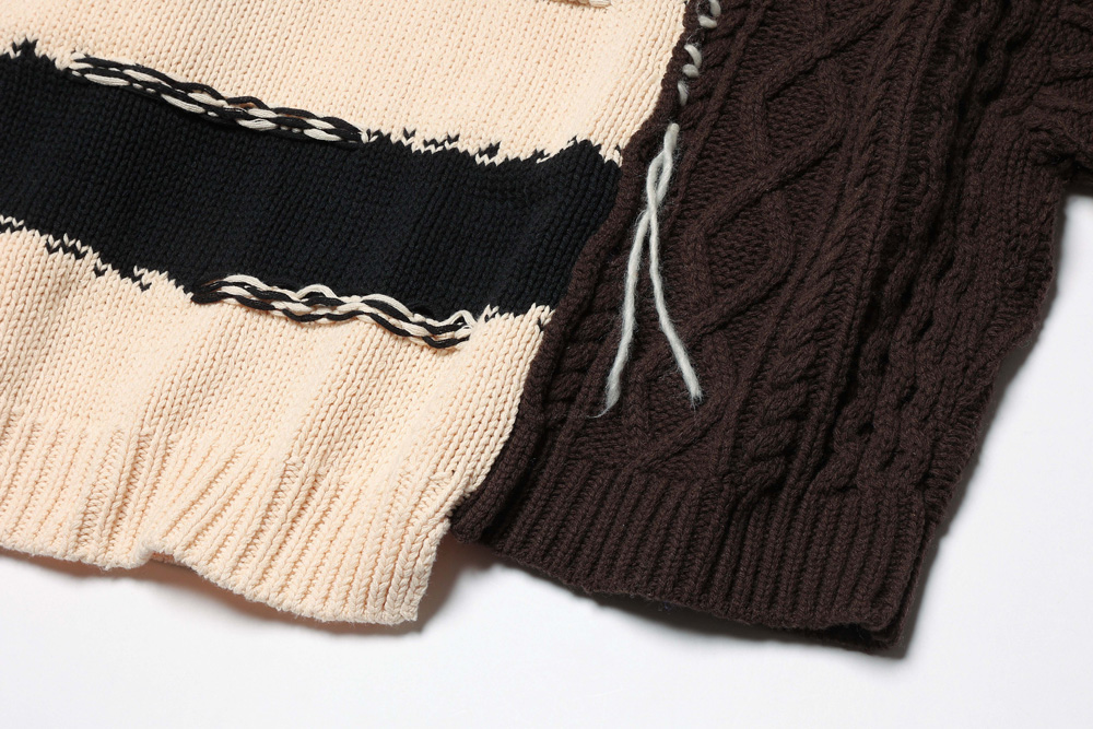 rotol ロトル FRANKEN C/N KNIT MULTI クリーム-