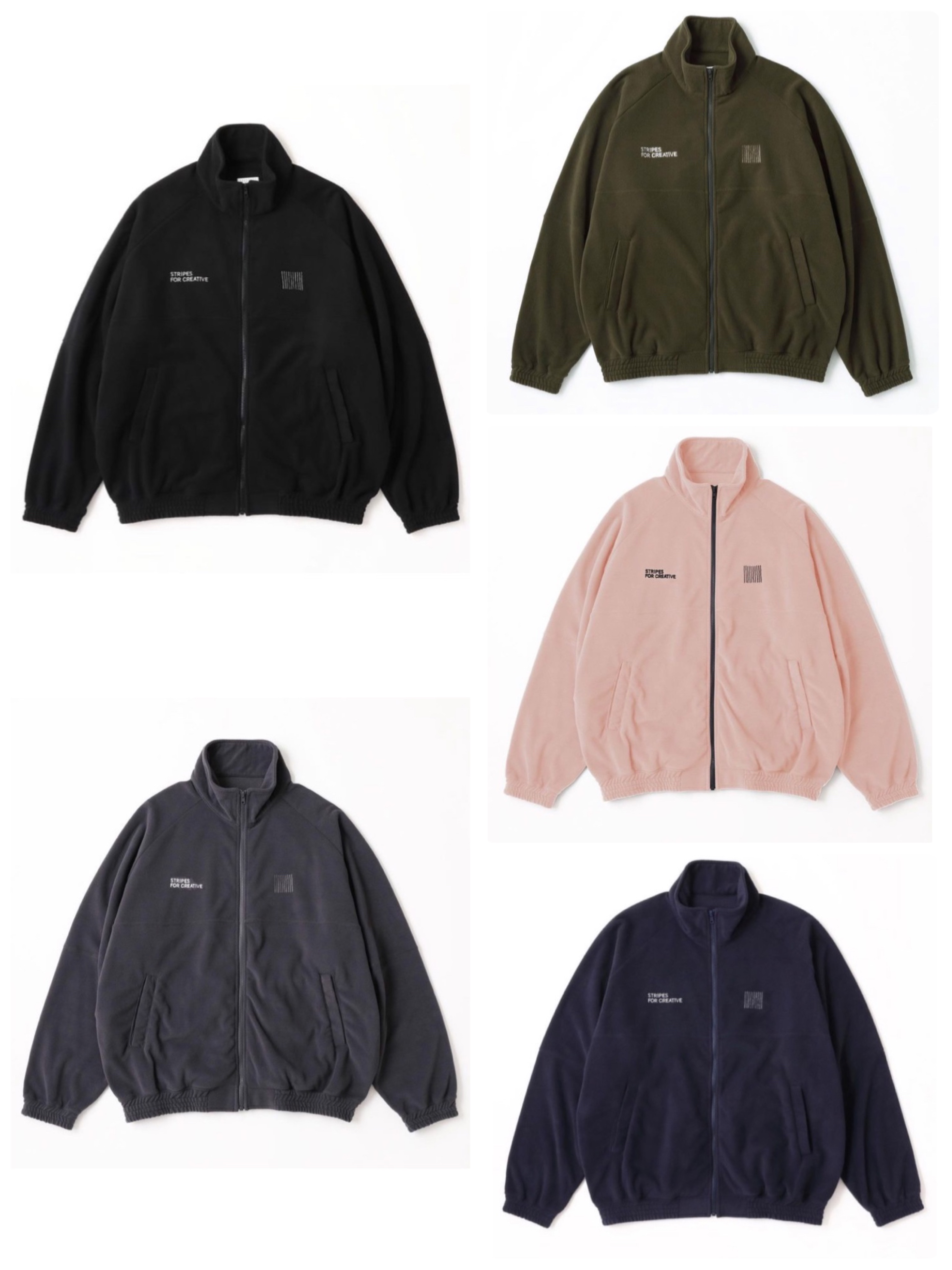 S.F.C / FLEECE SPORTY JACKET　セットCha