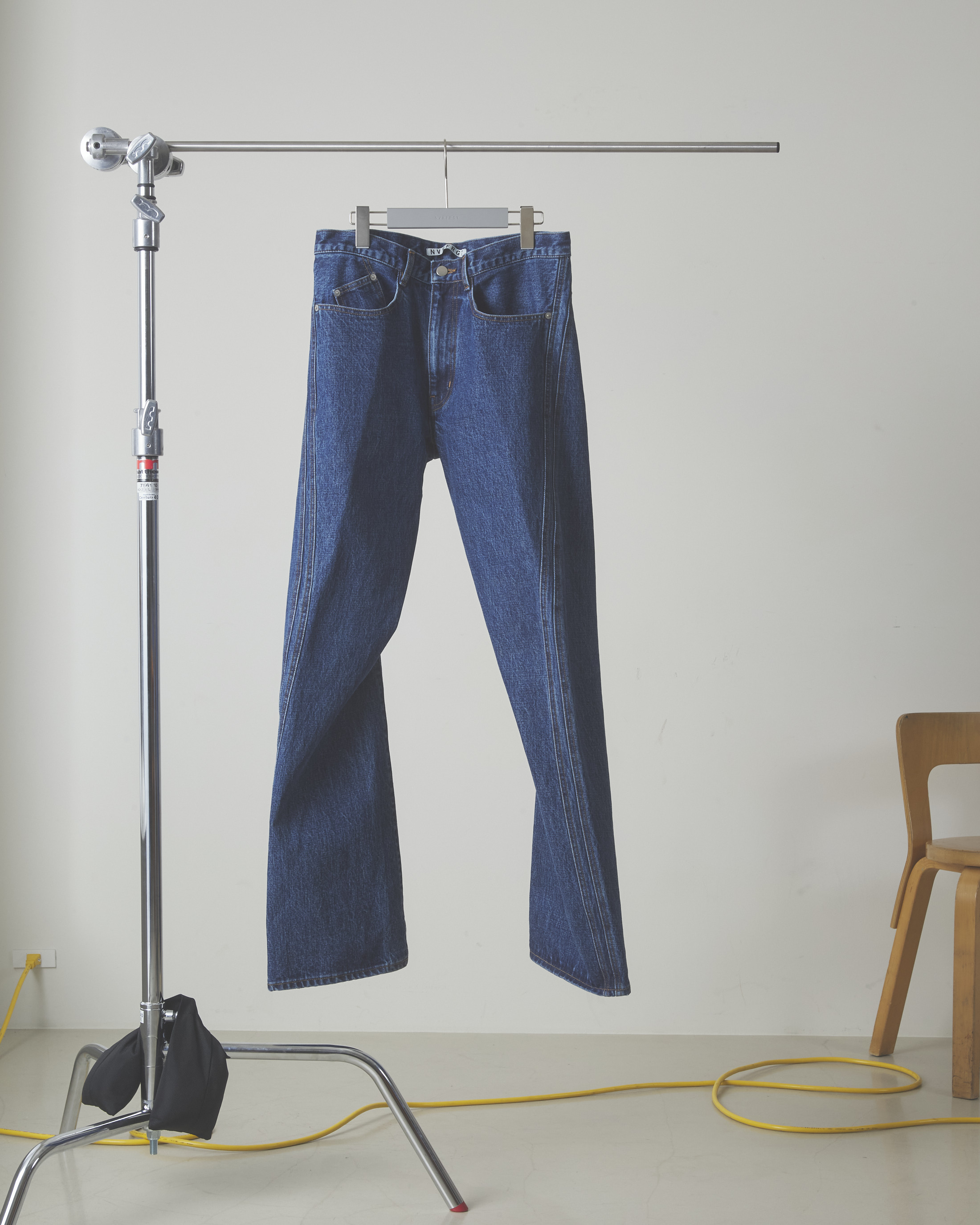 ネヴァーフォゲット NVRFRGT  23SS  3D Twisted Jeans NF231P01C 3Dツイストデニムパンツ  メンズ 1